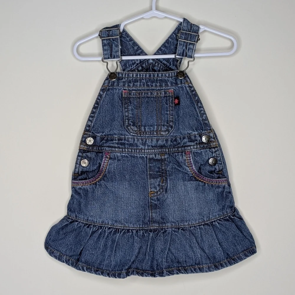 Carter's Denim Heart Embroidered Jumper 12m